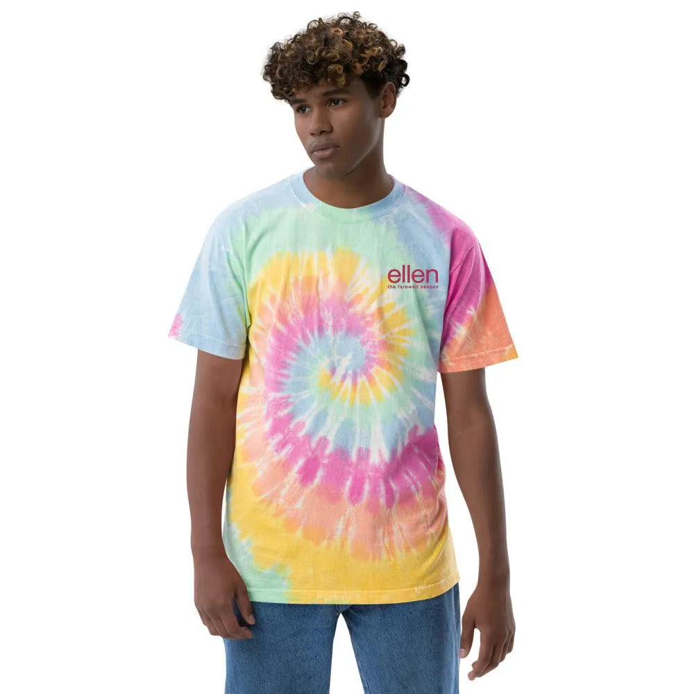 The Ellen Show Oversized Tie-Dye T-Shirt - Multicolor