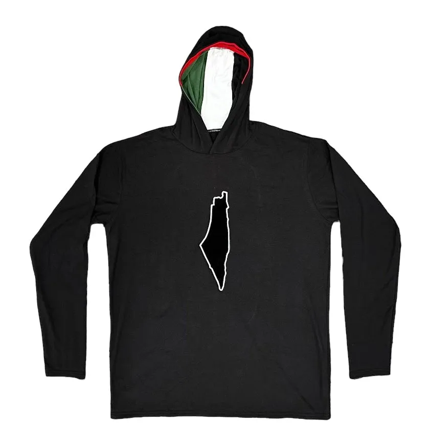 The Palestine Flag Hooded Shirt