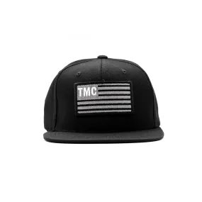 TMC Flag Patch Limited Edition Snapback - Black/White