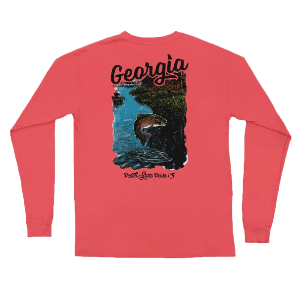 Trout Etch Long Sleeve Tee