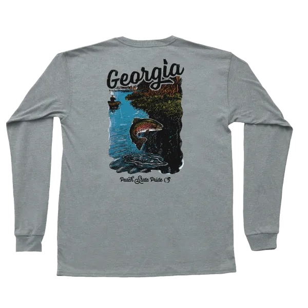 Trout Etch Long Sleeve Tee