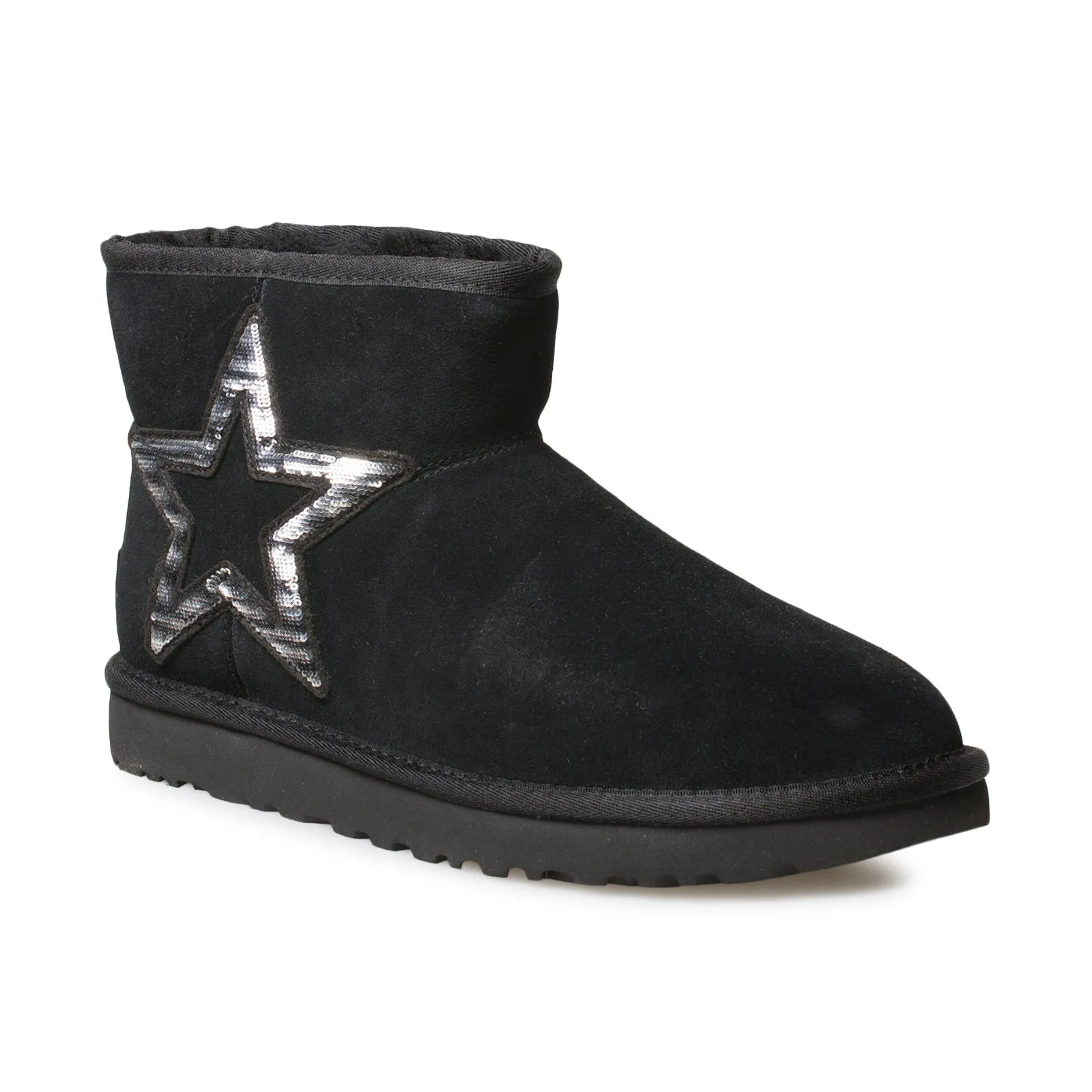 UGG Classic Mini Star Black Boots - Women's