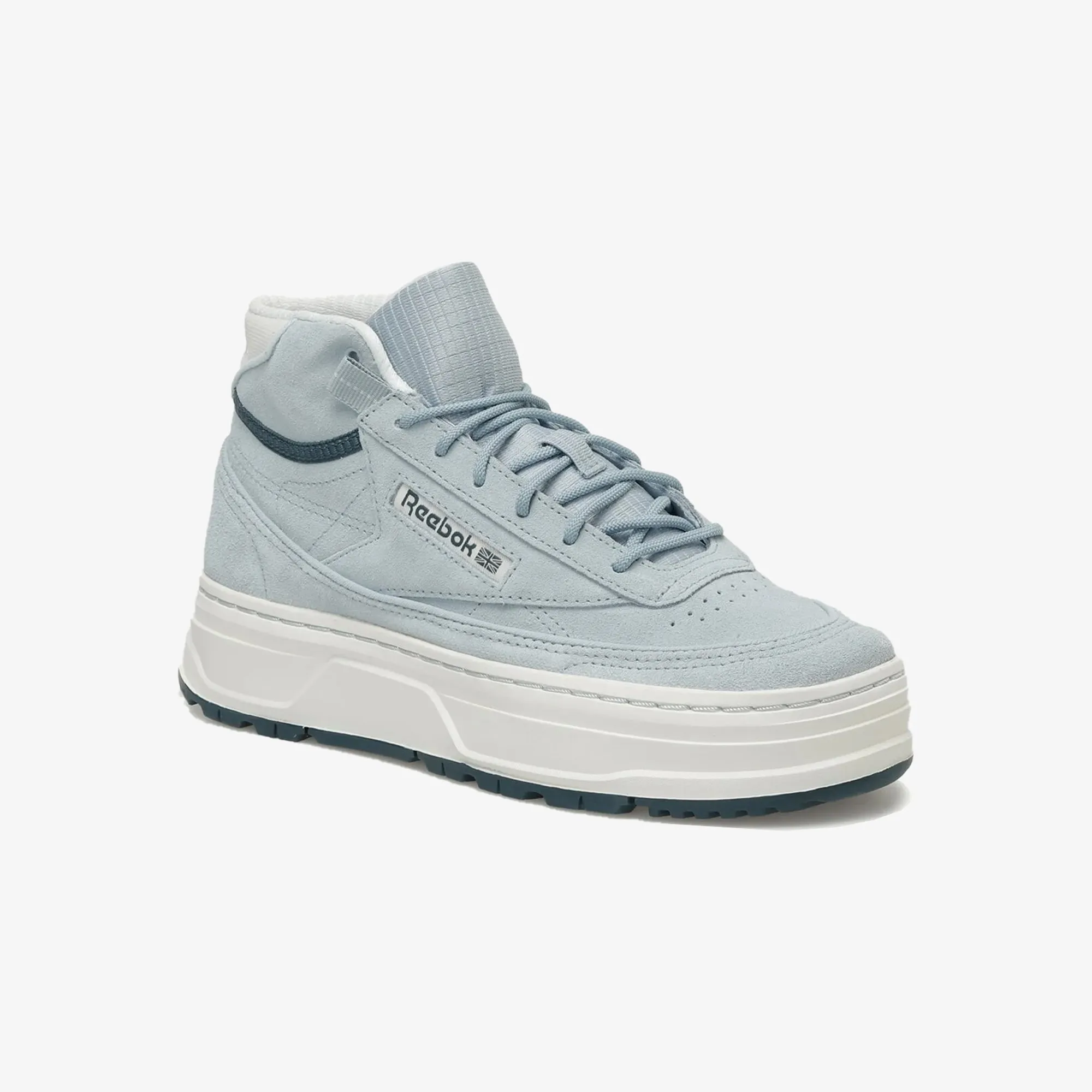 WMN'S CLUB C GEO MID 'GRAY/WHITE/WHITE'