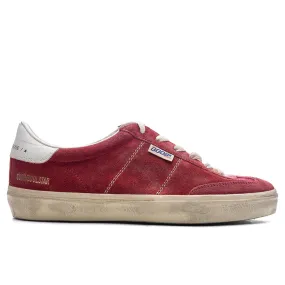 Women's Soul-Star Suede Sneaker - Dark Red/Milk