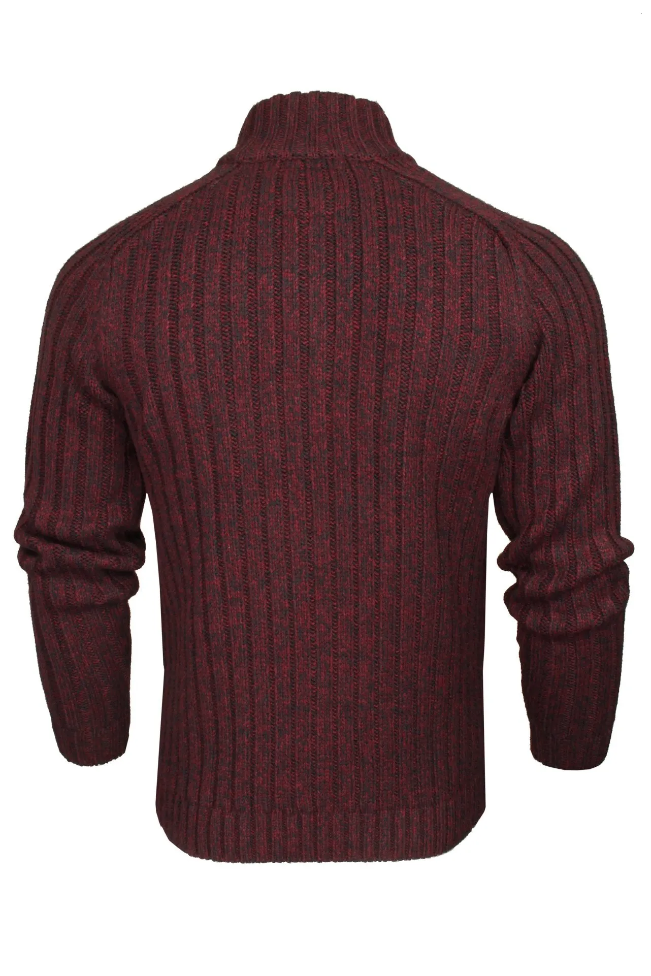 Xact Mens 1/4 Zip Cable Knit Jumper